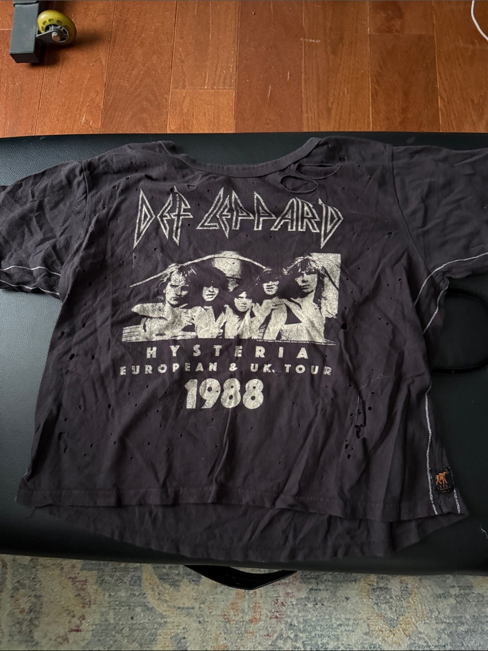 Hysteria Tour 1988 Graphic Tee - Black